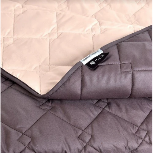 Покрывало IDEIA Стиль Cube 180х210 шоколад/бежевый (8-32404)