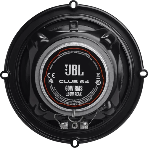 Автоакустика JBL CLUB 64: Количество полос 2
