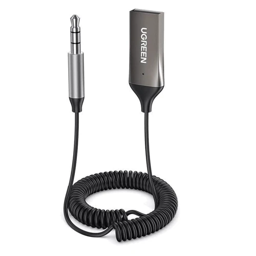 Bluetooth-ресивер UGREEN CM309 Bluetooth Car Receiver Aux with Mic Space Gray