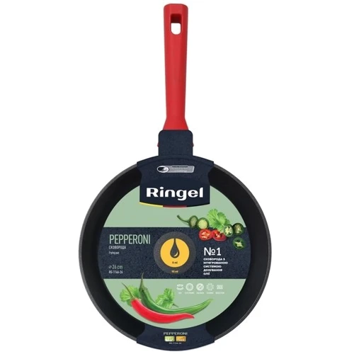 Сковорода Ringel Pepperoni глибока 26 см (RG-1146-26): Діаметр, см 26