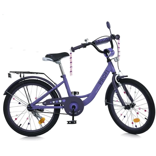 Детский велосипед PROF1 20" PRINCESS SKD75 сиреневый (MB 20043-1)