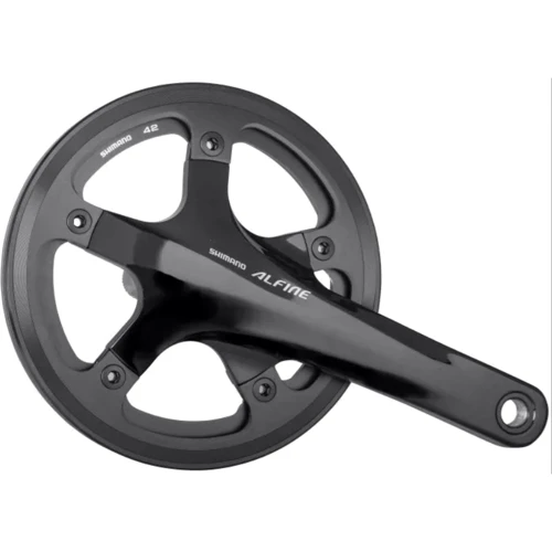 Шатуни Shimano FC-S501 ALFINE, інтегрована вісь, 170мм, 42т, з компонентом. кареткою (EFCS501CB2C1L)