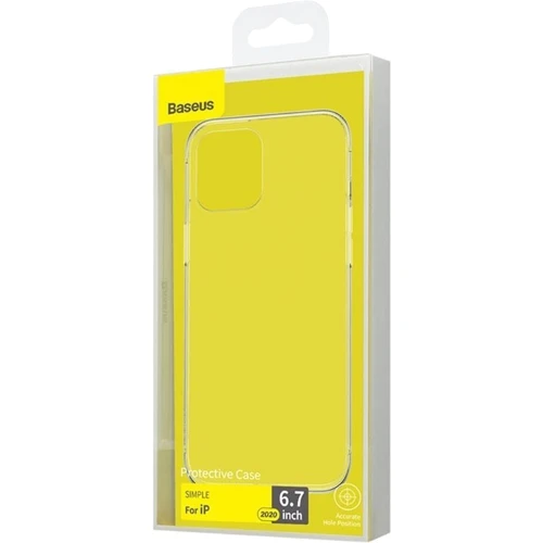 Чехол для iPhone Baseus Simple Transparent (ARAPIPH67P-02) for iPhone 12 Pro Max: Тип аксессуара чехол