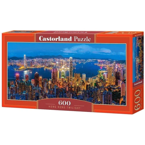 Пазл Castorland 600 пейзажі Сутінки в Гонконзі (0283-060290)