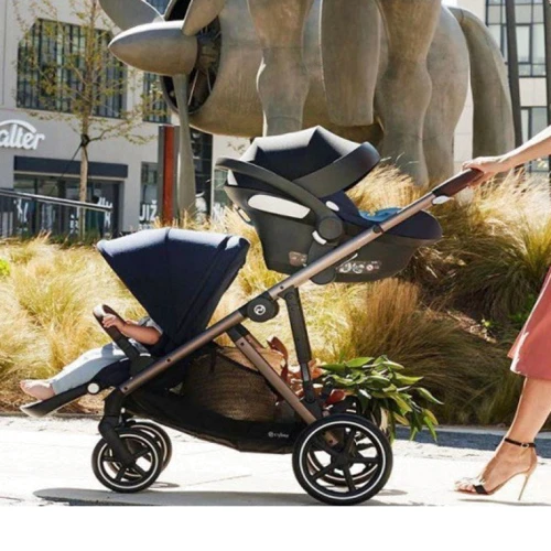 Прогулочная коляска Cybex eGazelle S SLV Ocean Blue с электродвигателем (524000529) фото 16