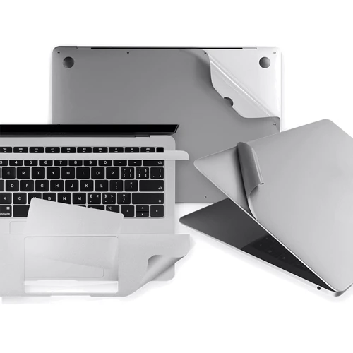 COTEetCI Fuselage Film Set Silver (MB1096-TS) for MacBook Pro 13" M1 / Pro 13" M2