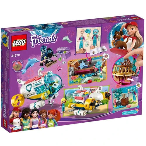 Конструктор LEGO Friends Спасение дельфинов (41378): Количество деталей, шт. 363
