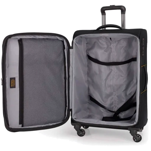 Чемодан Gabol Florida (M) Black черный (123146-001): Тип Чемоданы