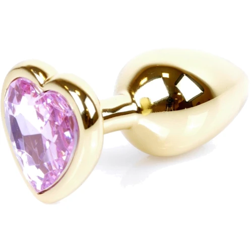Анальная пробка BOSS Series Exclusivity Jewellery Gold Heart Plug Rose