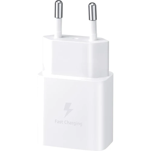 Зарядное устройство Samsung USB-C Wall Charger with Cable USB-C 15W White (EP-T1510XWEGRU): Особенности Быстрая зарядка, USB-C