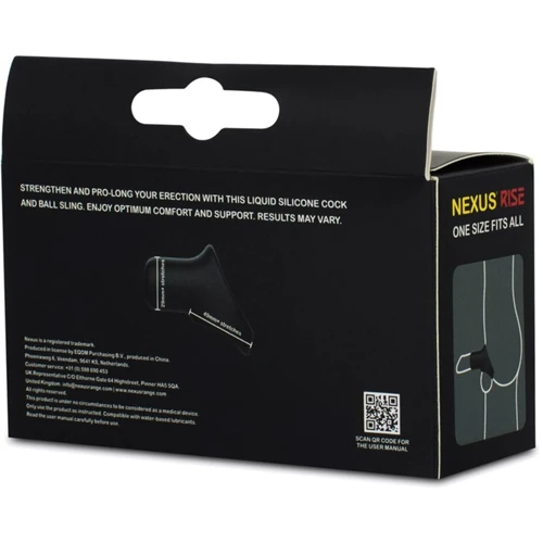 Эрекционное кольцо Nexus Rise Cock and Ball Sling