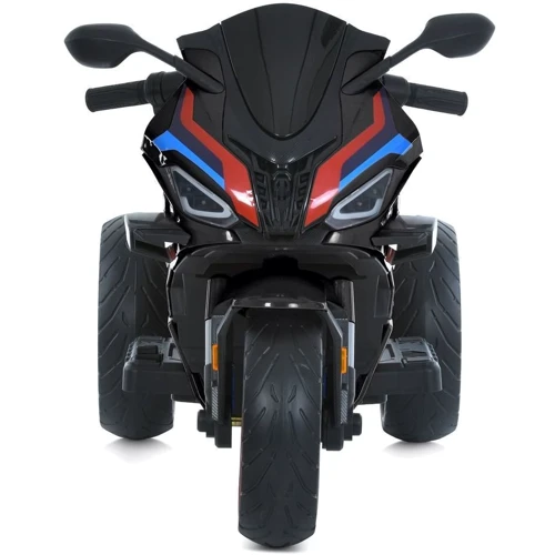 Детский трехколесный электромотоцикл Bambi 50W черный (M 6143EL-2)