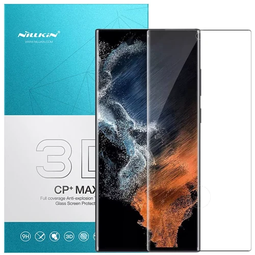 Аксессуар для смартфона Nillkin Anti-Explosion Glass Screen 3D (CP+MAX) Black for Samsung S918 Galaxy S23 Ultra