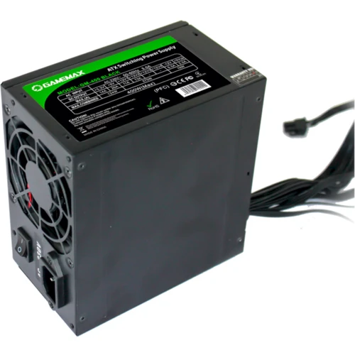 Блок питания Gamemax GM-400-8CM Black: Модульные (съемные) кабеля Есть