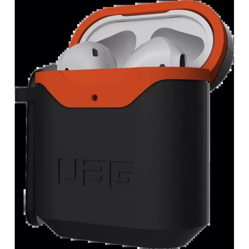 Чехол для наушников Urban Armor Gear UAG Std. Issue Hard 001 (V2) Black/Orange (10242F114097) for Apple AirPods 1/2: Материал Термопластичный полиуретан