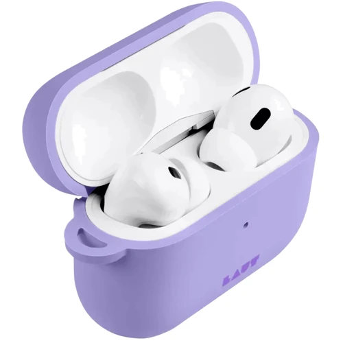 Чехол для наушников LAUT HUEX PASTELS Violet (L_APP2_HXP_PU) for AirPods Pro 1/2 фото 2