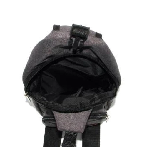 Чоловіча сумка-слінг DNK Leather сіра (DNK-JOKER№2-BAG-10): Фактура Тканая