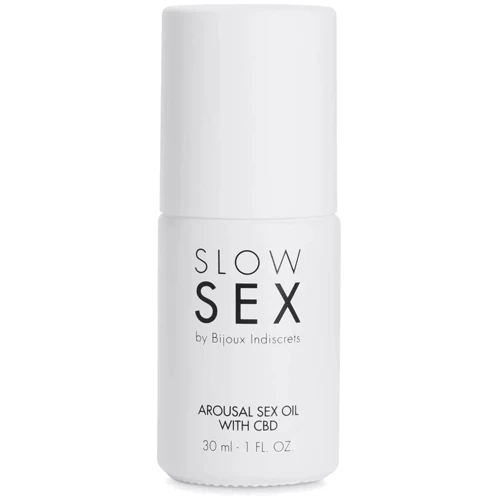Возбуждающее масло Bijoux Indiscrets SLOW SEX Arousal Sex Oil CBD