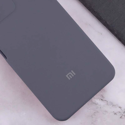 Чехол для телефонов Lakshmi Premium Silicone Case with Logo Full Camera Dark Gray for Xiaomi Redmi 13 4G / Poco M6 4G: Совместимость Xiaomi Redmi 13 4G / Poco M6 4G