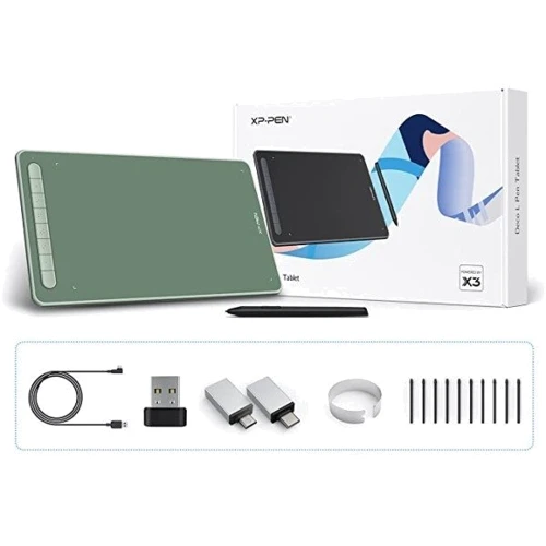 Графический планшет XP-Pen Deco MW green, 8X5", 5080 LPI, 8192 levels, Bluetooth 5.0 фото 6