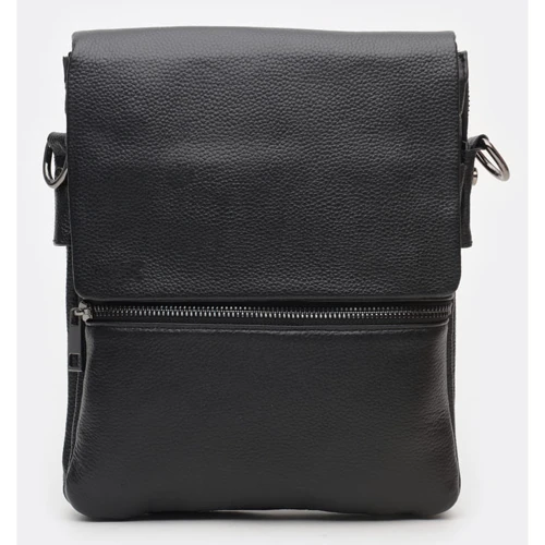 Чоловіча сумка планшет Borsa Leather чорна (K12056-black)