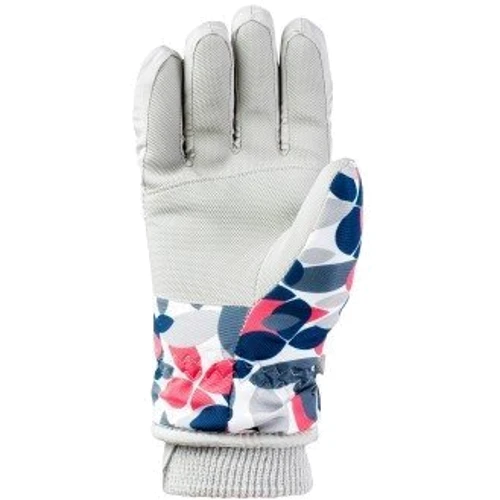 Горнолыжные перчатки Hi-Tec Kelly Jr S -M белые (KELLY JR-MIC CHIP/ROS RD/BT RD): Пол Девочка