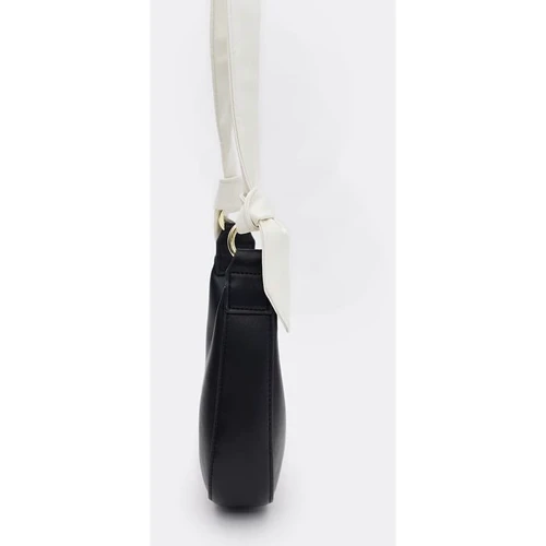 Женская сумка хобо Keizer черная (K13168bl-black): Фактура Матовая, Зернистая