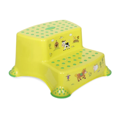 Детская ступенька двойная Lorelli FUNNY FARM (green meadow)