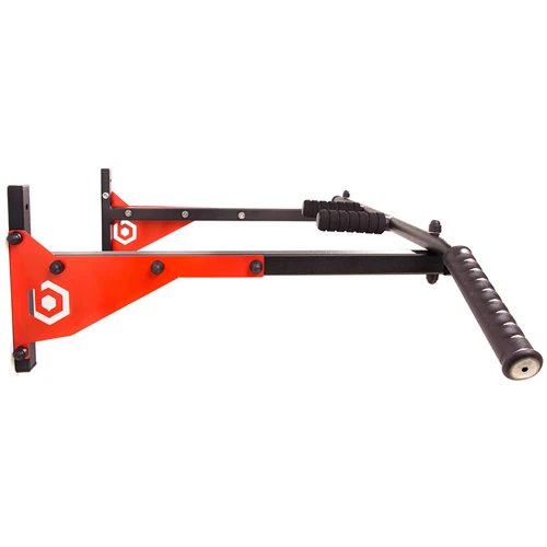 Турник настенный Hop-Sport Besport BS-T0004 с 4 ручками черно-красный фото 5