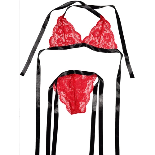 Эротический комплект NDS 27859 Red/Black One Size (20291)