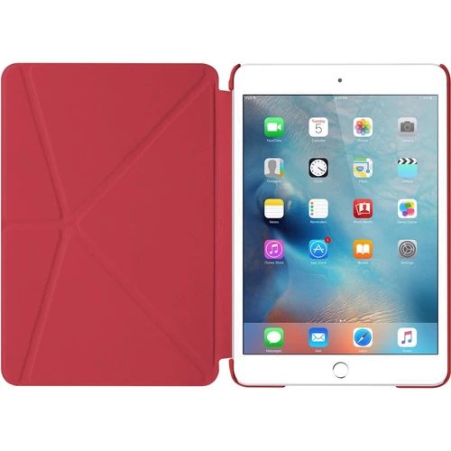 Аксессуар для iPad LAUT TRIFOLIO Red (LAUT_IPM4_TF_R) for iPad mini 4: Материал поликарбонат