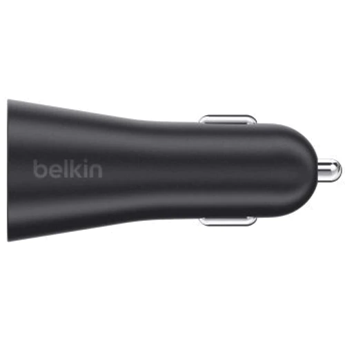 Зарядний пристрій Belkin USB Car Charger Metallic 2xUSB 2.4A Black (F8M930btBLK): Кількість USB-портів 2 USB