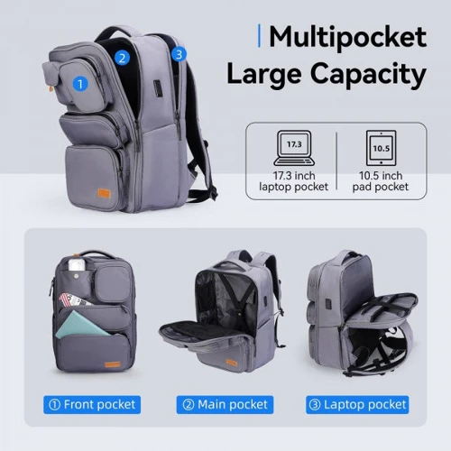 Сумка для ноутбуков Mark Ryden 17.3" Tetris Gray (MR9004): Форм-фактор 17.3"