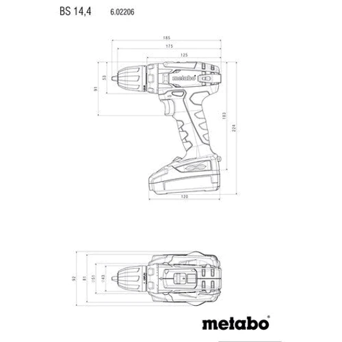 Шуруповерт Metabo BS 14,4 (602206550): Назначение профессиональный