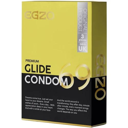 Презервативы с лубрикантом EGZO Premium Glide №3: Тип Классические