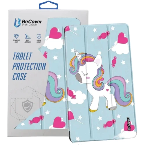 Аксессуар для планшетных ПК BeCover Smart Case Unicorn for Samsung Galaxy Tab S6 Lite 2024 P620/P625/P627 (710835): Цвет рисунок