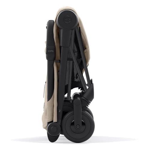 Прогулочная коляска Cybex Coya Matt Black Cozy Beige (522005197): Материал колес полиуретан
