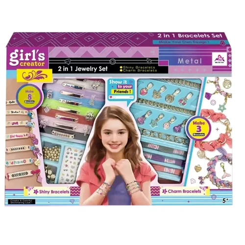 Набір для плетіння браслетів Girl's Creator (2 техніки плетіння) (MBK 550): Виробник Girl's