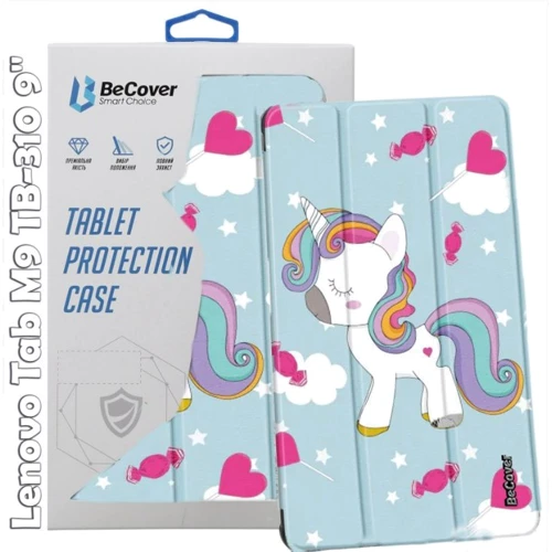 Аксессуар для планшетных ПК BeCover Smart Case Unicorn for Lenovo Tab M9 TB-310 9" (709232): Цвет рисунок
