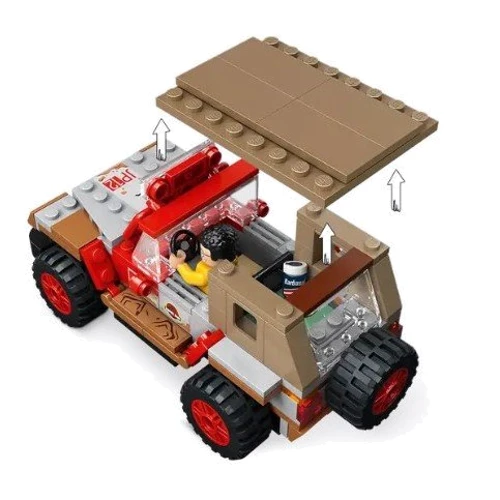 Конструктор LEGO Jurassic World Дилофозавр Засідка 211 деталей (76958): Кількість деталей, шт. 211