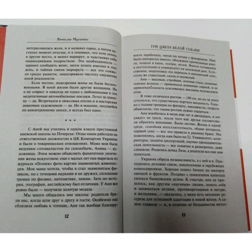 В'ячеслав Мусієнко: Три кольори білого собаки: ISBN 978-5-04-101842-9