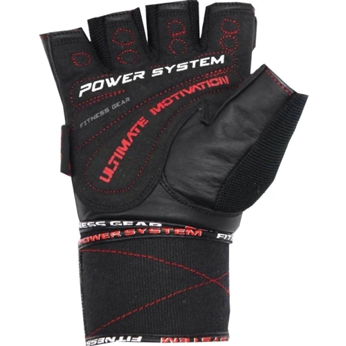 Перчатка для фитнеса Power System Ultimate Motivation PS-2810 Black Red Line XL (PS_2810_XL_Black/Red): Пол Унисекс