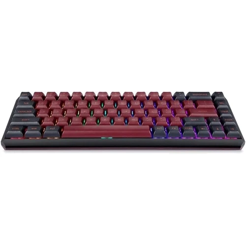 Клавиатура Motospeed Darmoshark K5 Gateron Red Red-Black (dmk5rbgr): Количество клавиш 68