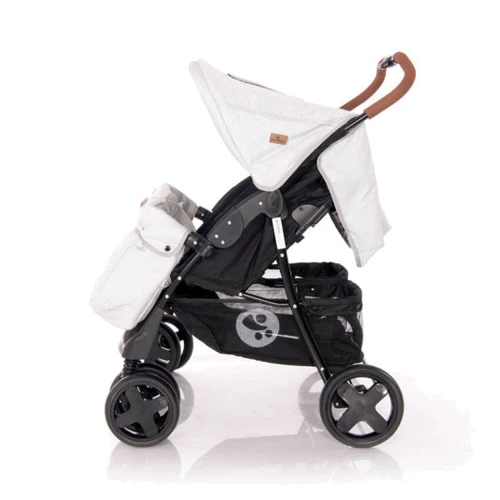 Коляска для двойни Lorelli TWIN (grey/black cross): Количество блоков 2