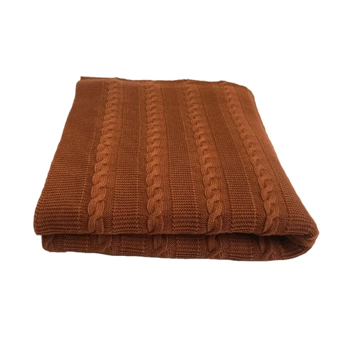 Плед Прованс Touch в'язаний Терракот 130х170 см (15475)