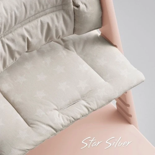 Текстиль для стільця Stokke Tripp Trapp Star Silver, бежевий (100370)