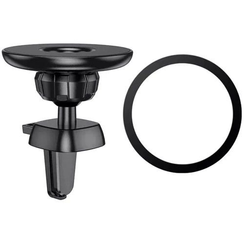 Держатель Hoco Car Holder Air Vent Magnetic CA112 Black: Особенности MagSafe, магнитный, автодержатель