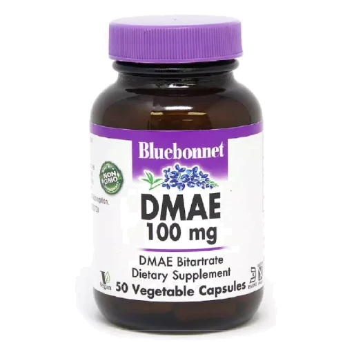 Bluebonnet Nutrition DMAE Диметиламіноетанол 100 мг 50 рослинних капсул