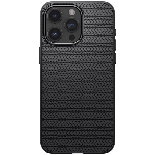 Чехол для iPhone Spigen Liquid Air Matte Black (ACS06650) for iPhone 15 Plus: Цвет черный