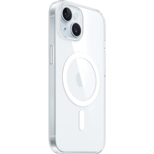 Чехол для iPhone Apple iPhone 15 Clear Case with MagSafe (MT203ZM/A): Материалы Пластик